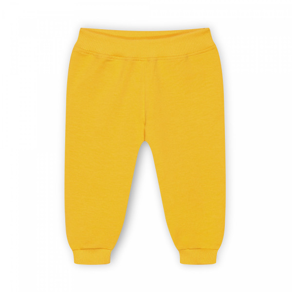 Spodnie dresowe niemowlęce żółte